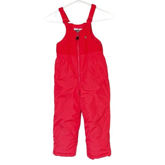 Oshkosh B’Gosh pink overalls insulated snow pants size 5 - Picture 1 of 9